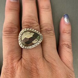 Silpada R2936 Fantasy Pyrite ring size 9